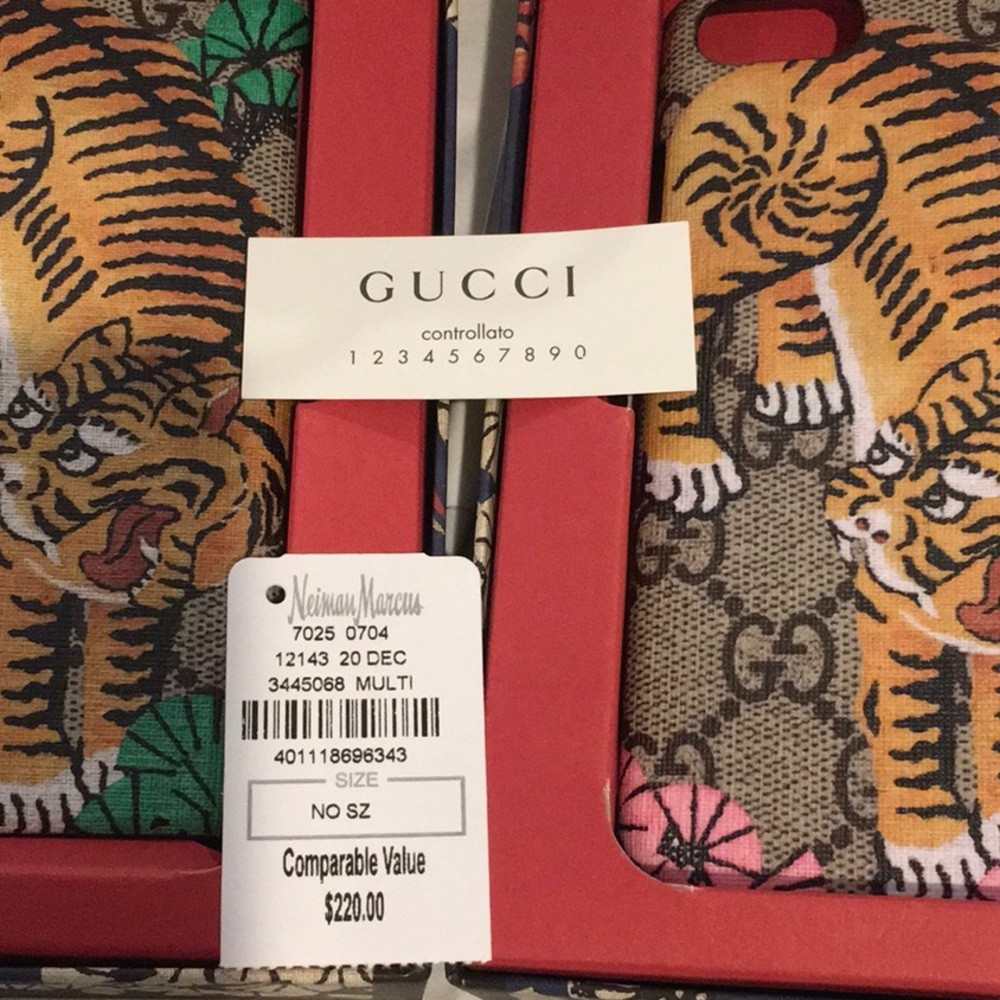 GUCCI I PHONE 6, 7, & 8 PHONE CASE NWT - Picture 16 of 16